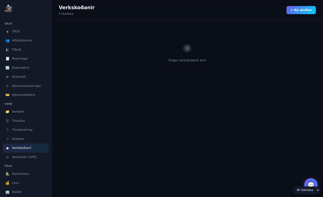 Verkskoðunarglugginn